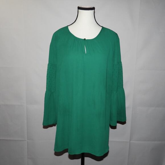Van Heusen Green Blouse womens size XL - Picture 1 of 6